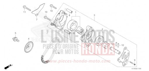 POMPE A HUILE SH350AS de 2025